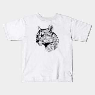 Mountain lion Kids T-Shirt